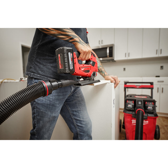 Kit de adaptador de extracción de polvo de 2-1/2" MILWAUKEE