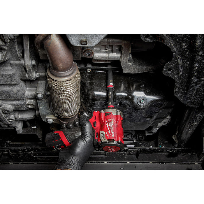 MILWAUKEE SHOCKWAVE Impact Duty Dado de 6 puntos con accionamiento de 3/8" y 10 mm de profundidad