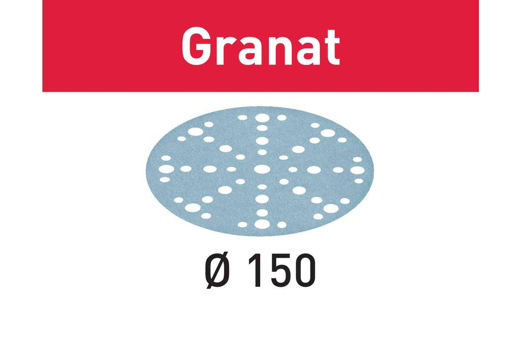 FESTOOL Hoja Abrasiva Granat STF D150/48 (PACK 10, 50, 100)