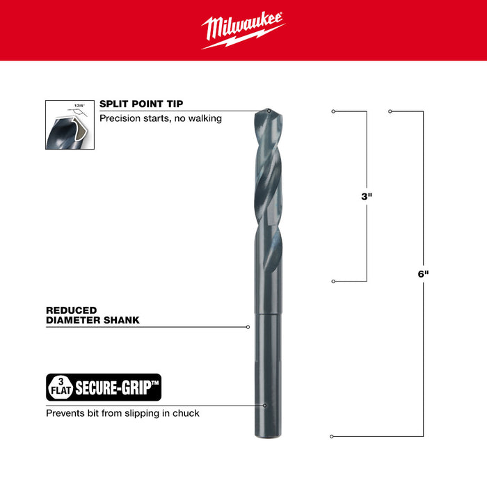 Milwaukee Tools (3)17/32IN BL OX 135SP SLVDEM 48-89-2739