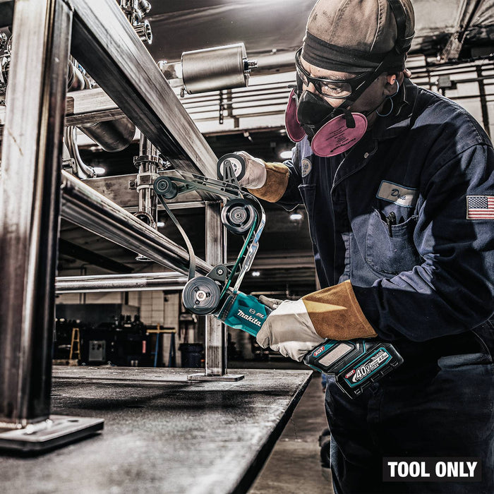 Makita GSB02Z 40V max XGT® Brushless Cordless 1-9/16" x 30" Pipe Belt Sander, Tool Only