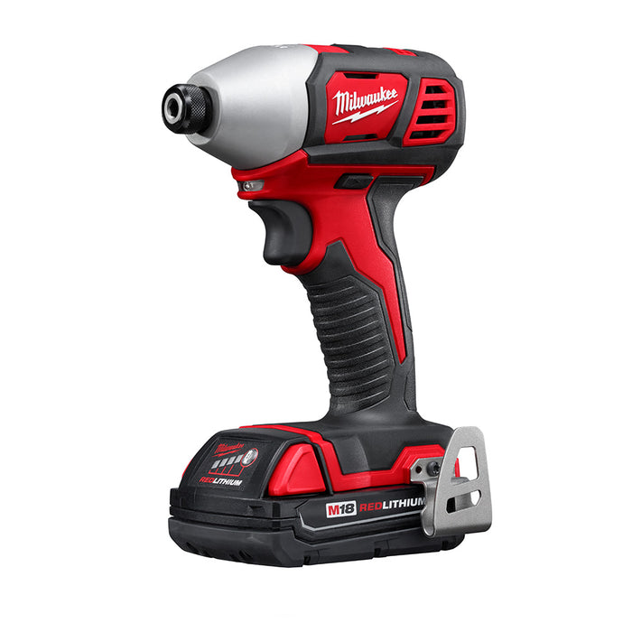 MILWAUKEE M18™ Kit de destornillador de impacto hexagonal de 1/4"