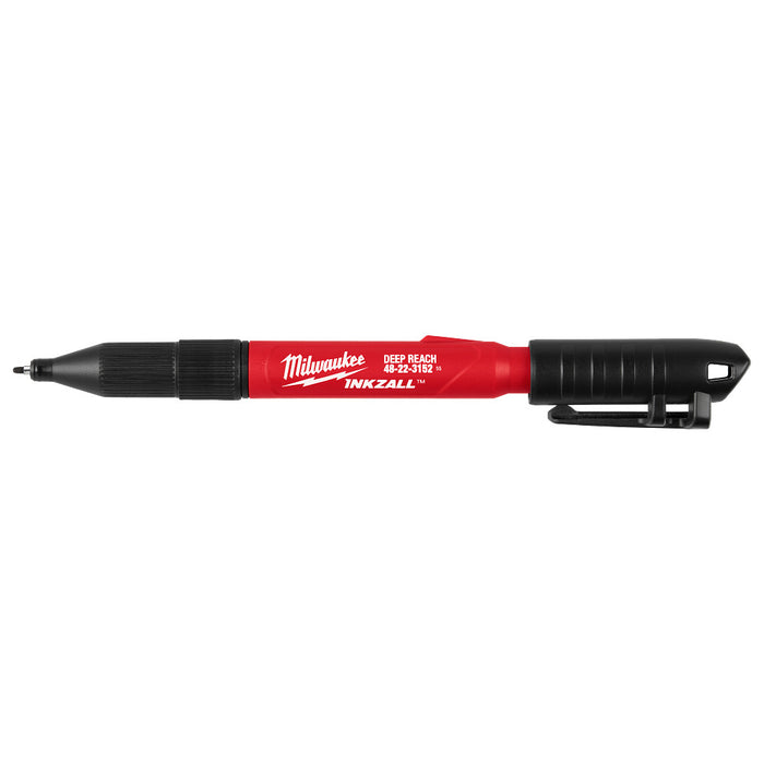 Milwaukee INKZALL 2 IN 1 Deep Reach Ultra Fine Point Black Jobsite Marker