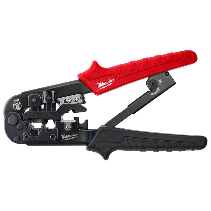MILWAUKEE Ratcheting Pass-Through Crimper & Stripper