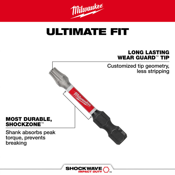 Milwaukee Tools T30 2” Power Bit 2PK 48-32-4914