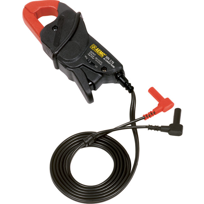 AEMC 2153.01 AC Current Probe Model MN379 (5A, 200mV/A & 100A, 10mV/A, Lead)