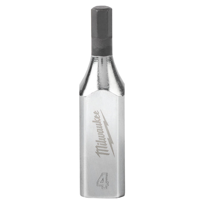 MILWAUKEE Dados con punta hexagonal con accionamiento de 1/4" - Métricos