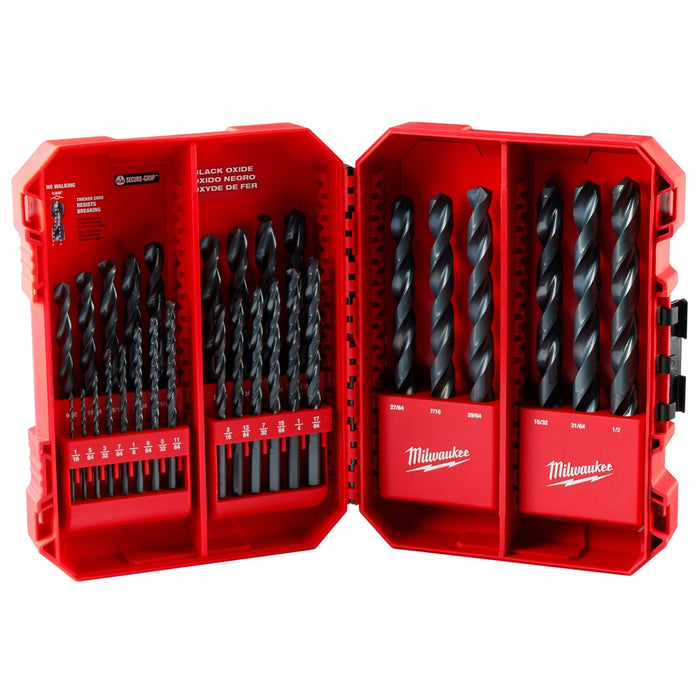 MILWAUKEE 29 PC. THUNDERBOLT® Black Oxide Drill Bit Set