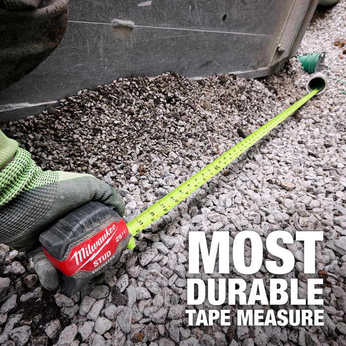 MILWAUKEE 25' STUD™ Tape Measure w/ Engineer's Scale