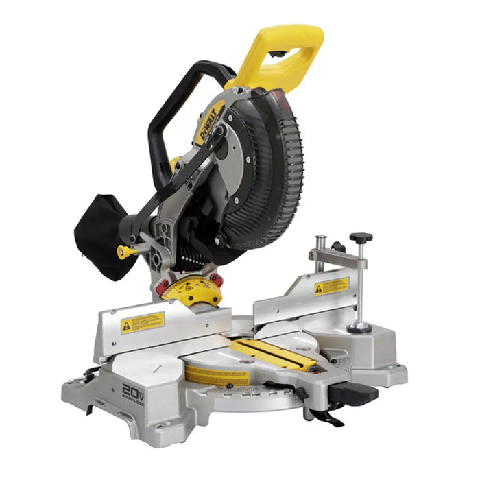 Sierra ingletadora compuesta deslizante de doble bisel DEWALT de 12"