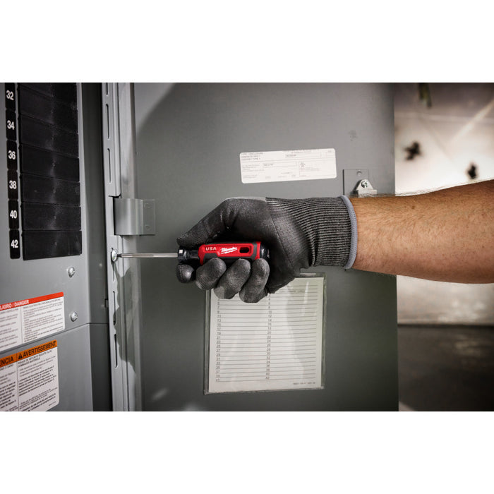 MILWAUKEE #2 Square 4" Cushion Grip Screwdriver