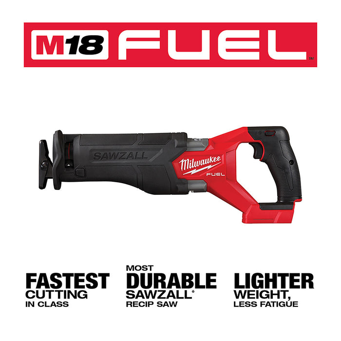 MILWAUKEE M18 FUEL SAWZALL Reciprocating Saw (Tool Only)