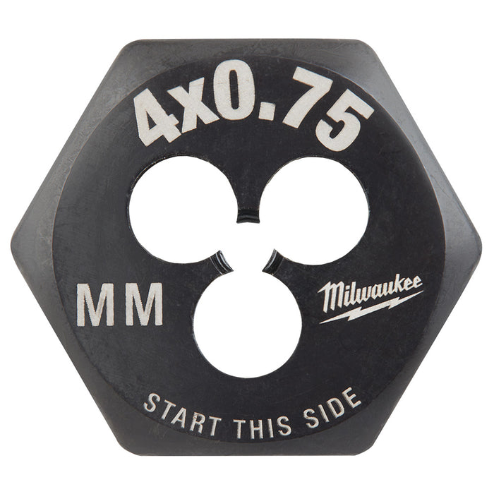 Troquel de roscado hexagonal métrico de 1" MILWAUKEE