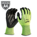 Hi-Vis Cut Level 4 Poly Dipped-L