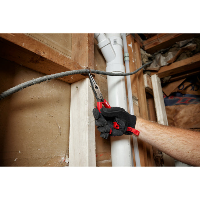 MILWAUKEE 8" Long Nose Comfort Pliers