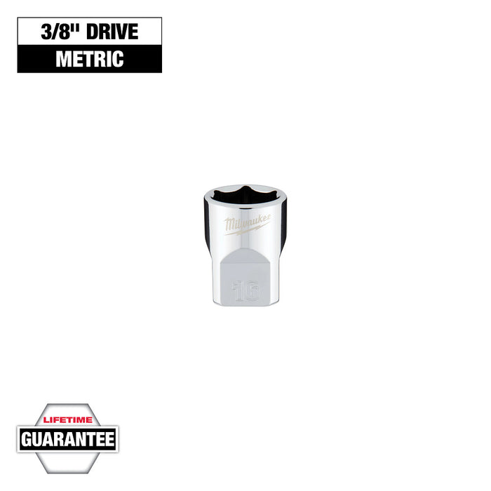 3/8" Drive 16mm Metric 6-Point Socket