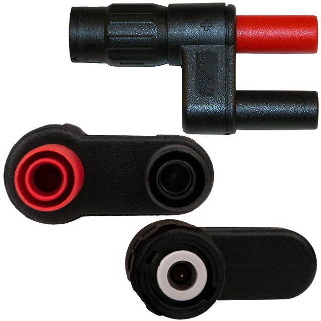 AEMC 2118.46 Adapter – Banana (Female) – BNC (Male) (XM-BB) 600V CAT III