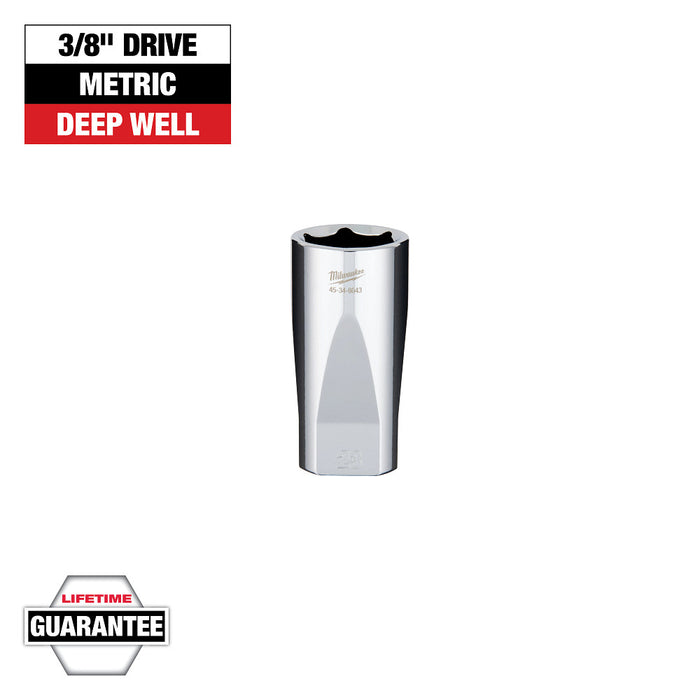 MILWAUKEE 3/8" DRIVE 23MM DEEP SOCKET
