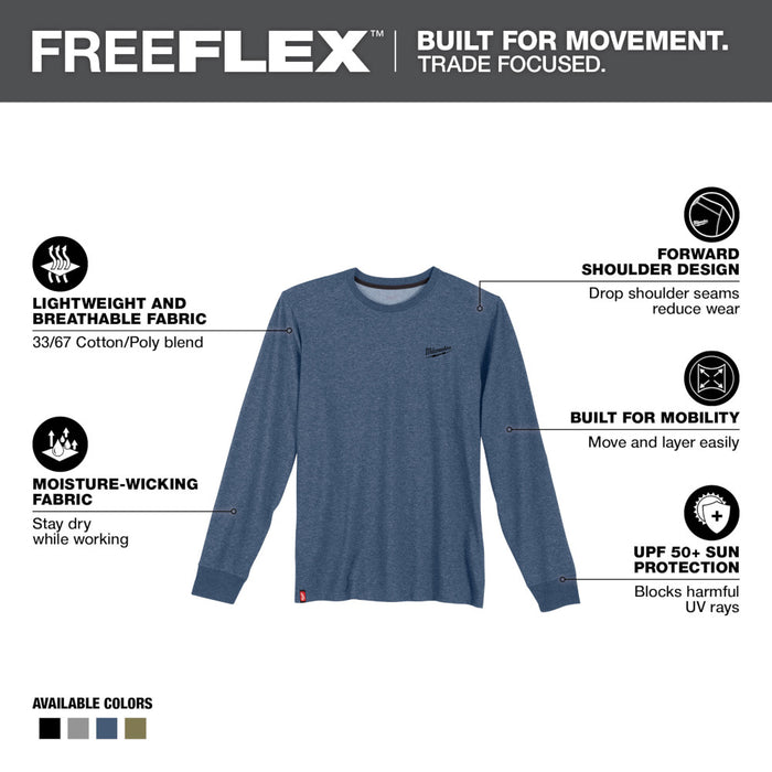 Camiseta de trabajo híbrida MILWAUKEE - Manga larga