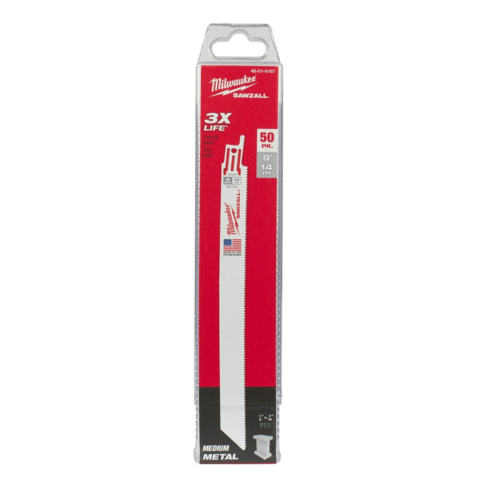 Milwaukee Tools 9" 14 TPI Sawzall® Blades (50) 48-01-6187