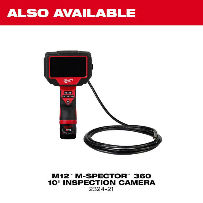 MILWAUKEE M12 M-SPECTOR 360 10' Inspection Camera Kit