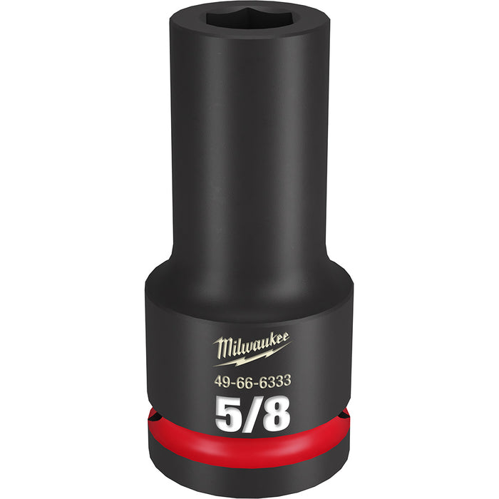 MILWAUKEE SHOCKWAVE Impact Duty 3/4" Drive 5/8" Dado de 6 puntos de profundidad