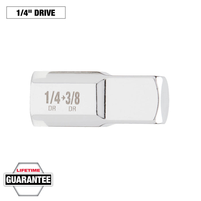 MILWAUKEE Socket Adapter Input Drive 1/4" Output Drive 3/8"