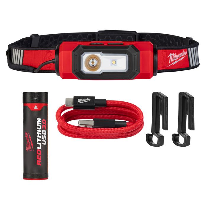 MILWAUKEE REDLITHIUM™ USB BEACON™ Hard Hat Light