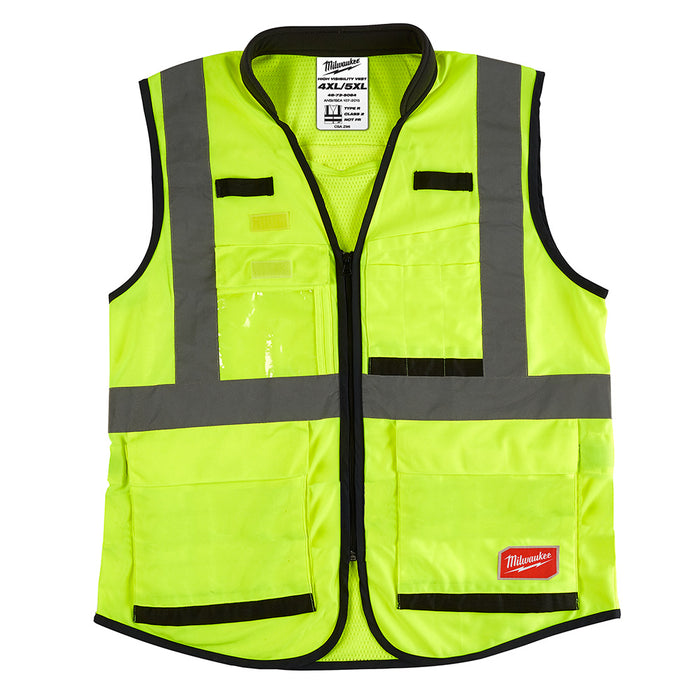 MILWAUKEE Class 2 High Visibility Performance Safety Vest (ANSI & CSA)
