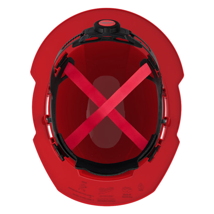 MILWAUKEE BOLT™ Full Brim Hard Hat w/ 4PT Ratcheting Suspension (USA) - Type 1