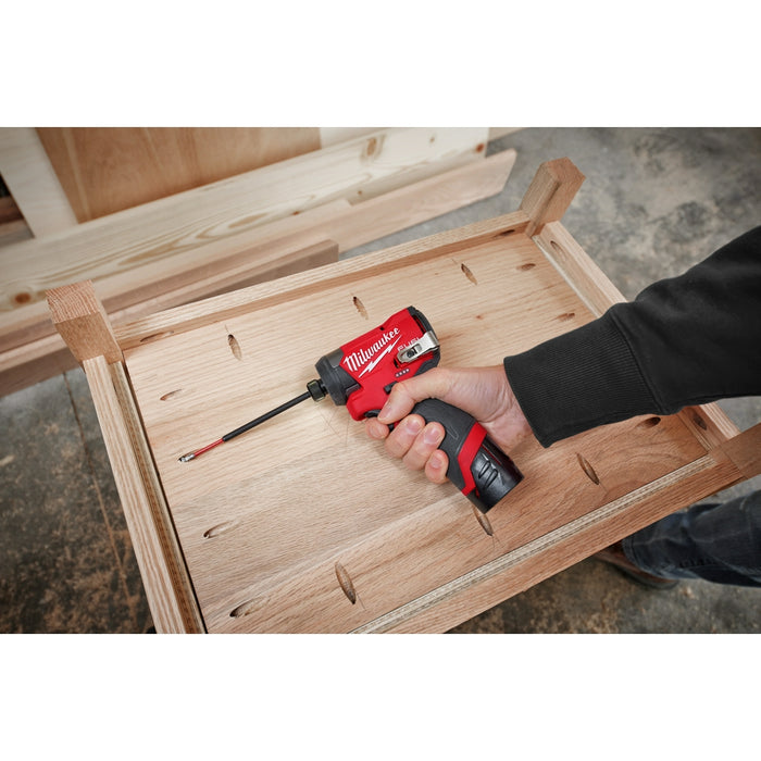 MILWAUKEE M12 FUEL™ 1/4" Hex Impact Driver Kit + FREE 48-11-2425