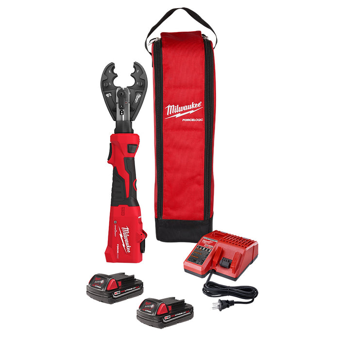 MILWAUKEE M18 FORCE LOGIC 6T Linear Utility Crimper Kit w/ BG-D3 Jaw
