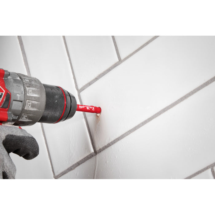 Sierra perforadora con grano de diamante de 1/4" MILWAUKEE DIAMOND MAX™ (PAQUETE DE 2)