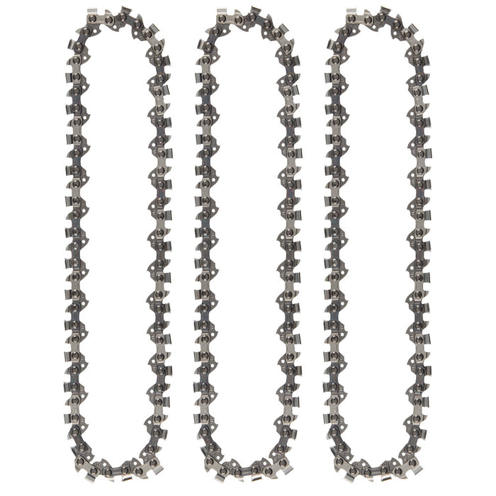 MILWAUKEE 8" 3/8" LOW PROFILE™ Pitch, .043" Gauge Saw Chain (3 PACK)