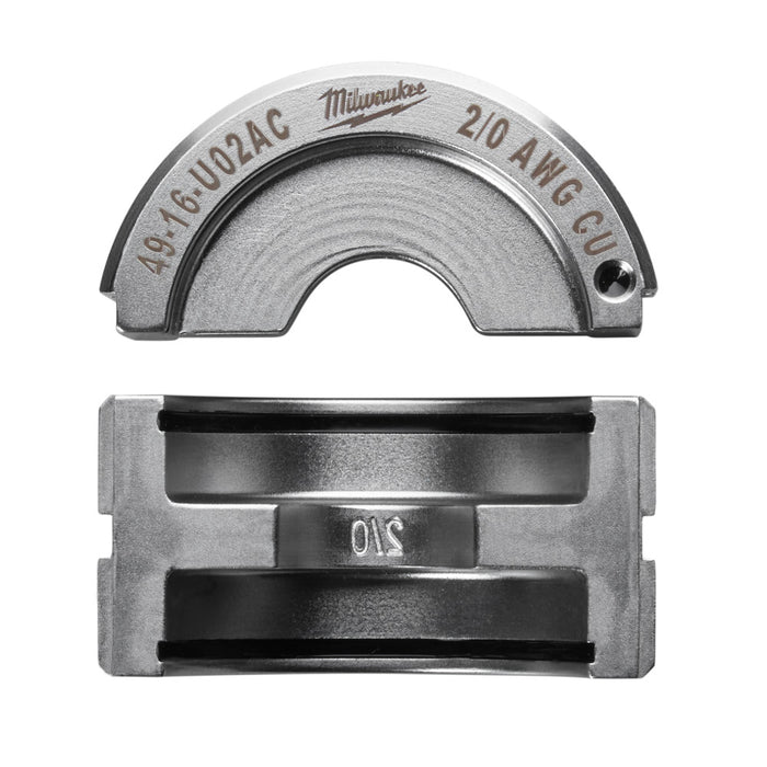 Troquel estilo U de COBRE MILWAUKEE 2/0 AWG