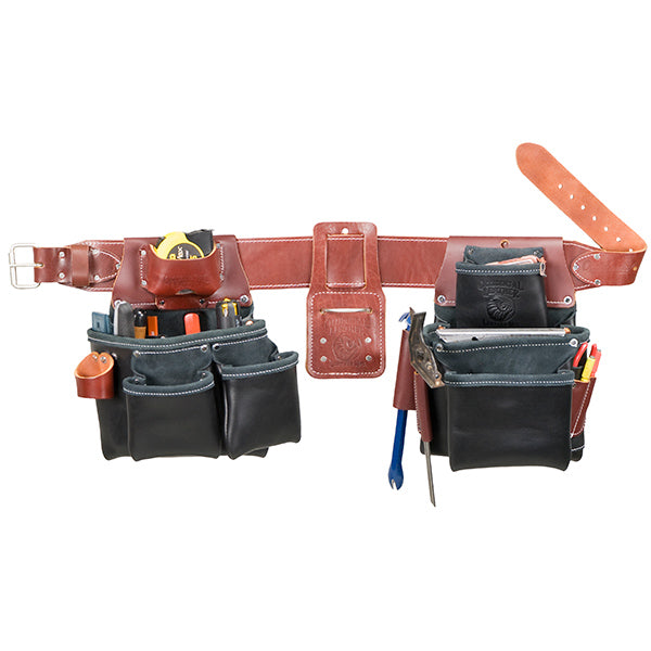 OCCIDENTAL LEATHER Pro Framer Tool Belt Set w/ Double Outer Bags - Left Handed