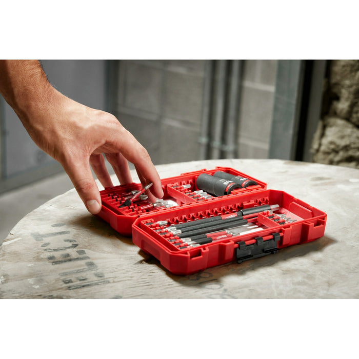 Filas de cajas pequeñas y medianas MILWAUKEE para accesorios de puntas de inserción (PAQUETE DE 5)