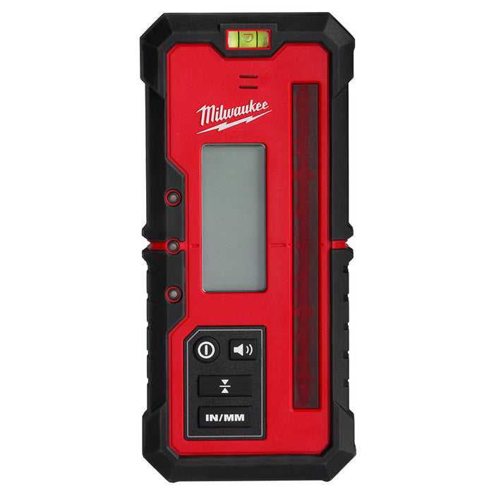 Receptor láser giratorio exterior rojo MILWAUKEE