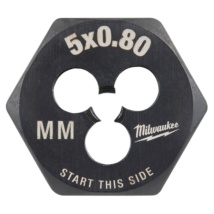 Troquel de roscado hexagonal métrico de 1" MILWAUKEE