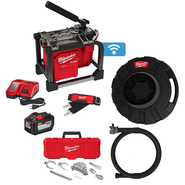 Kit de máquina seccional MILWAUKEE M18 FUEL™ con cable de 7/8”