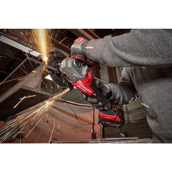 MILWAUKEE M18 FUEL 4-1/2"-6" Variable Speed Braking Grinder, Paddle Switch Kit