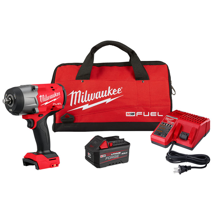 MILWAUKEE M18 FUEL™ 1/2" High Torque Impact Wrench w/ Friction Ring REDLITHIUM™ FORGE™ Kit