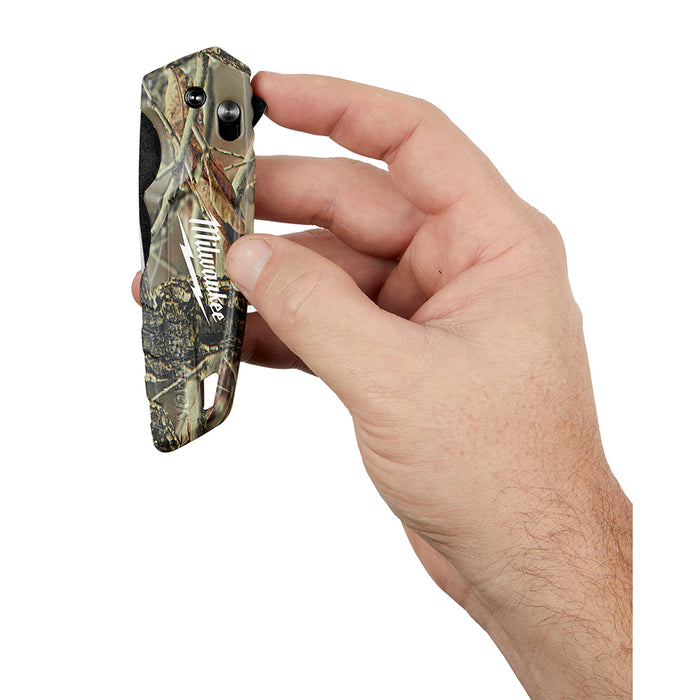 MILWAUKEE FASTBACK Camo Spring Assisted Folding Knife