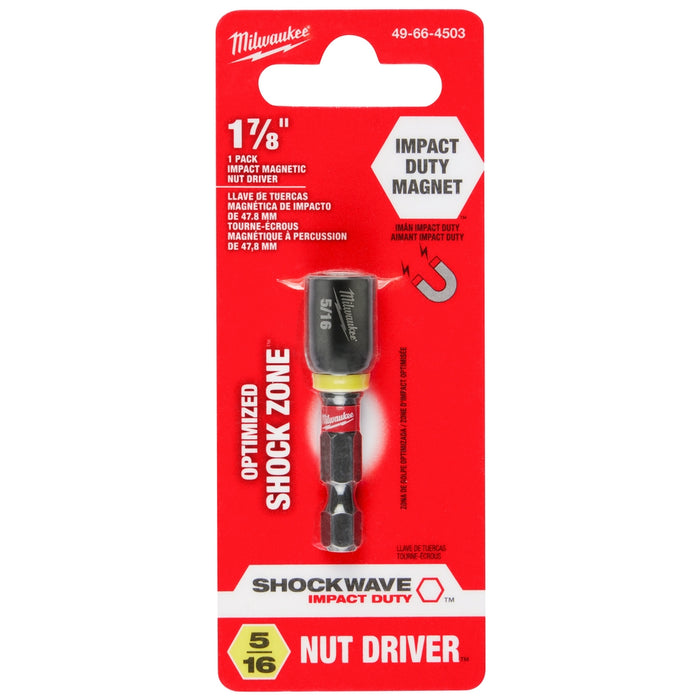 MILWAUKEE SHOCKWAVE IMPACT DUTY™ 1-7/8" Magnetic Nut Drivers