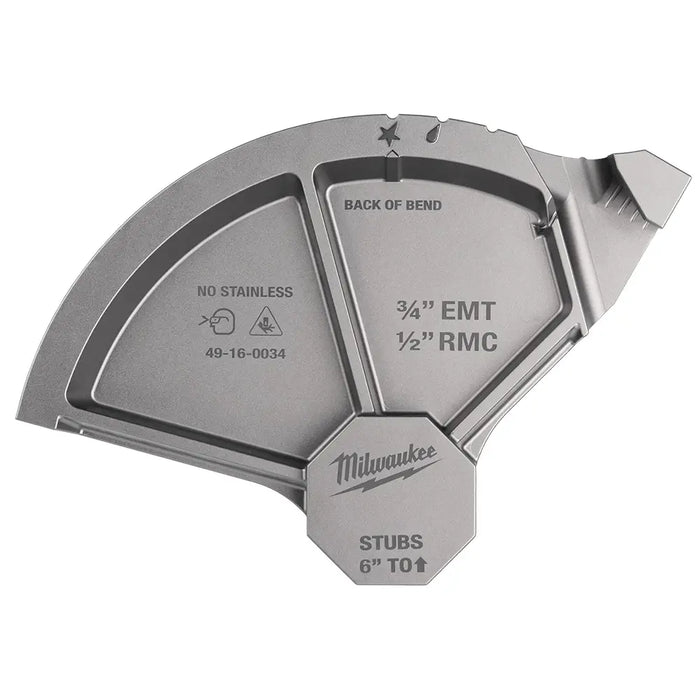 Milwaukee Tools 3/4” EMT / 1/2” RMC Conduit Bending Shoe 49-16-0034