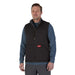 Sherpa-Lined Vest - Black 3X