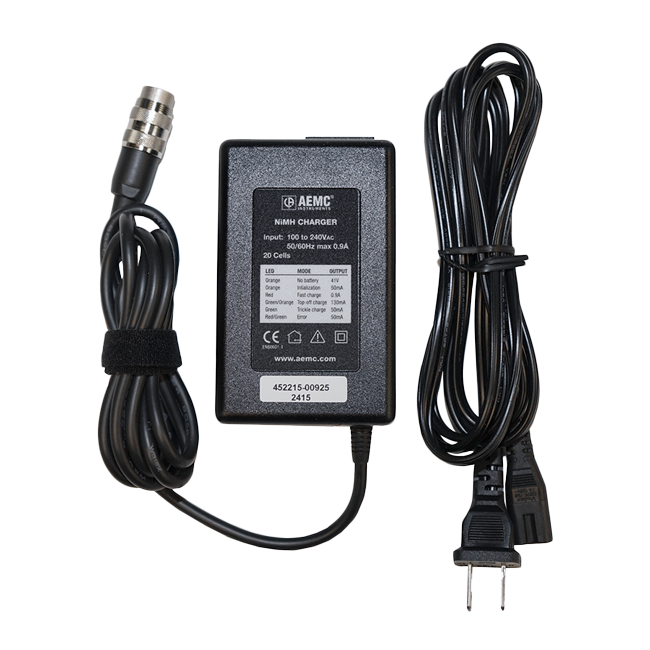 AEMC 2136.79 Battery Charger –- Replacement, 110 to 240V Charger for DTR® Model 8510