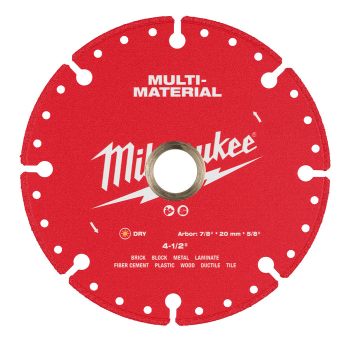 MILWAUKEE Multi-Material Diamond Blades
