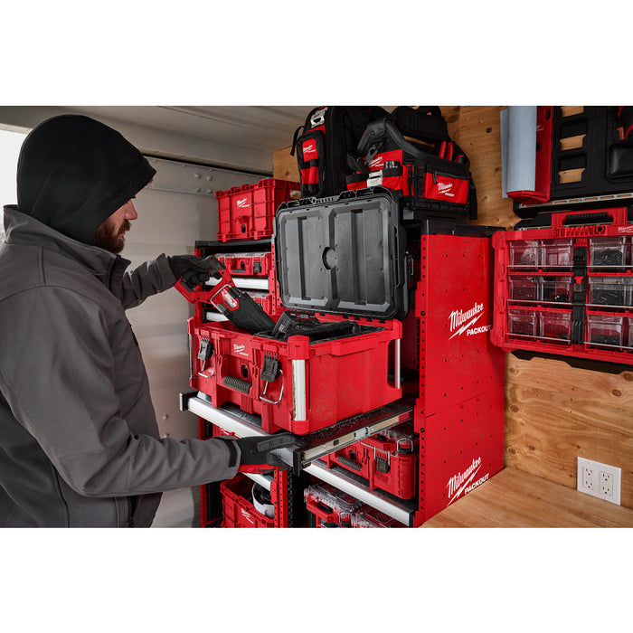 Milwaukee 48-21-8000 PACKOUT Rack Drawer Storage System w/ 50 lbs Capacity 48-21-8000