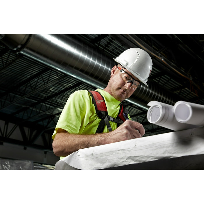 MILWAUKEE Safety Glasses - Clear Anti-Scratch Lenses w/ Magnification